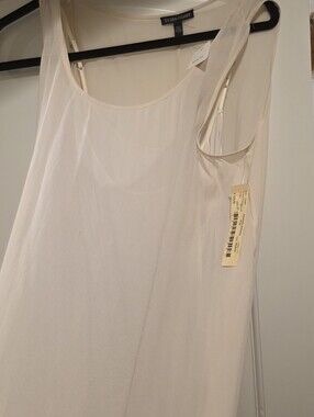 Sleeveless Silk Tunic